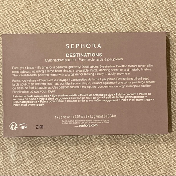 Sephora Destinations Eyeshadow Palette CONCRETE JUNGLE New In Box - Picture 10 of 10